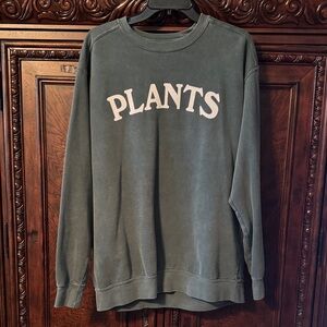 Dusty Green 'PLANTS' Sweatshirt
